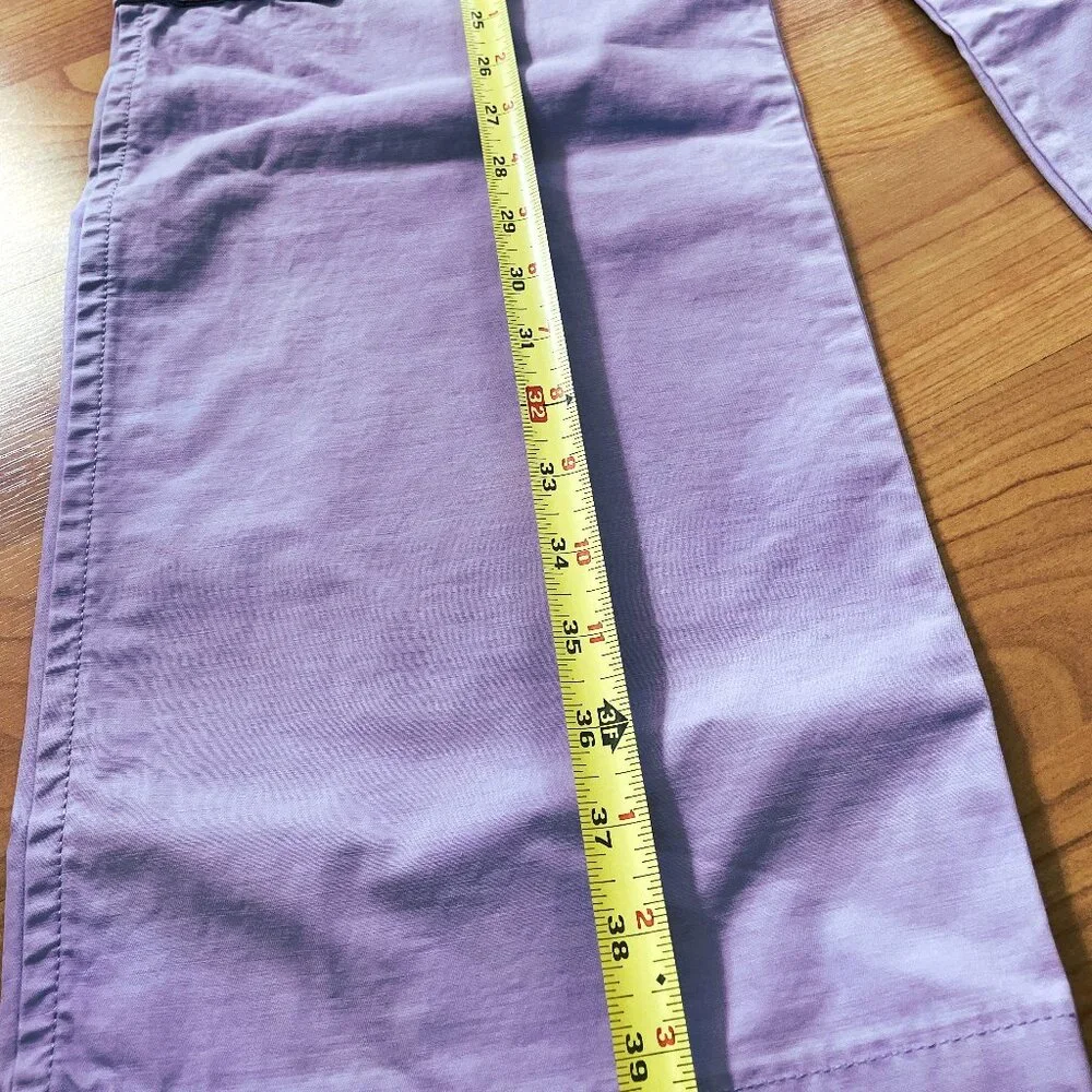 Firm. Levi Strauss CO Women's Purple Rose Cargo Pants. RARE. Ret was$108. - Picture 7 of 10